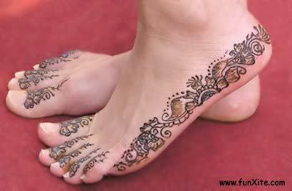 Henna Toes