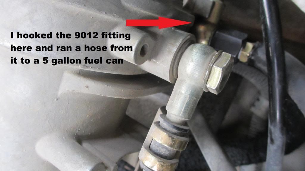 fuel injector return flow check??did I do it right? Dodge Cummins