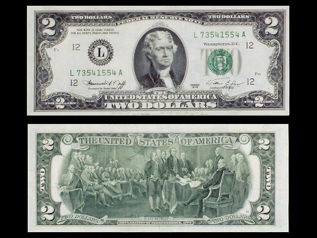 two dollar bill Pictures, Images and Photos