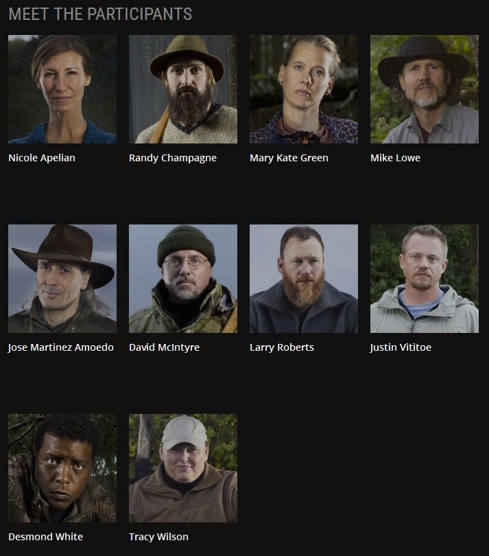 Alone Season Two Cast Bios Bushcraft Usa Forums 