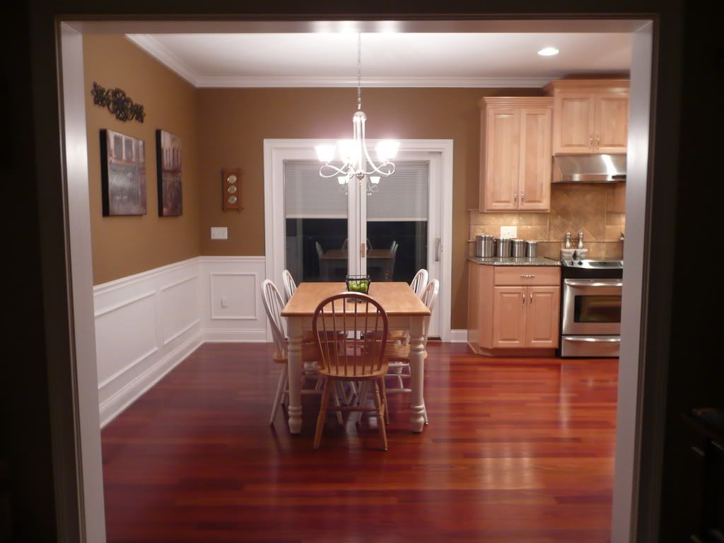 Brazilian Cherry Hardwood Floors Kitchen