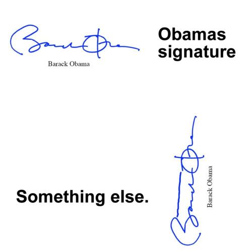 Barack Obama's Signature 2011