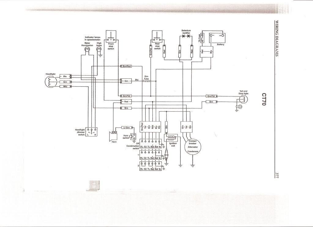 1971 Honda z50 wiring diagram #5