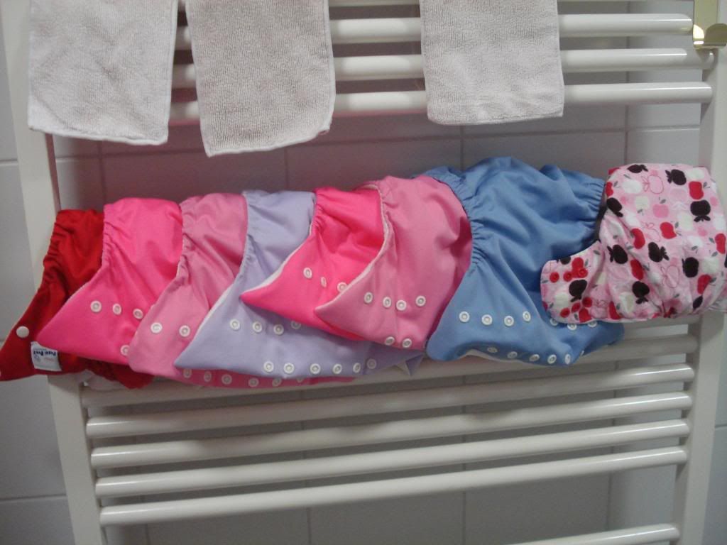 drying cloth diapers