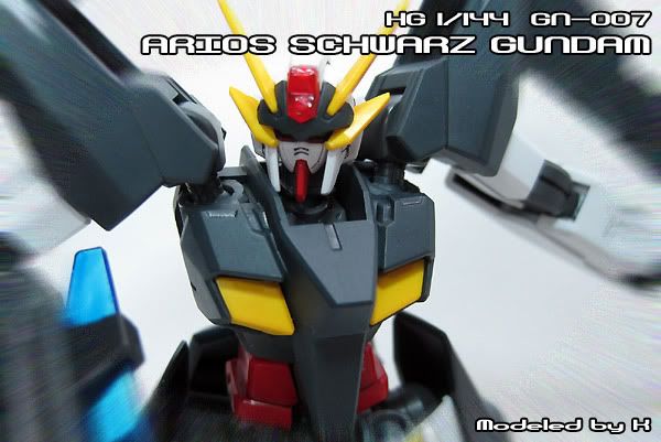 งานพู่กัน HG00: GN-007 Arios "Schwarz" Gundam โดย K