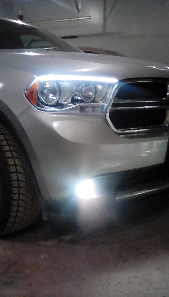 Fog lights on with high beams Dodge Durango Forum