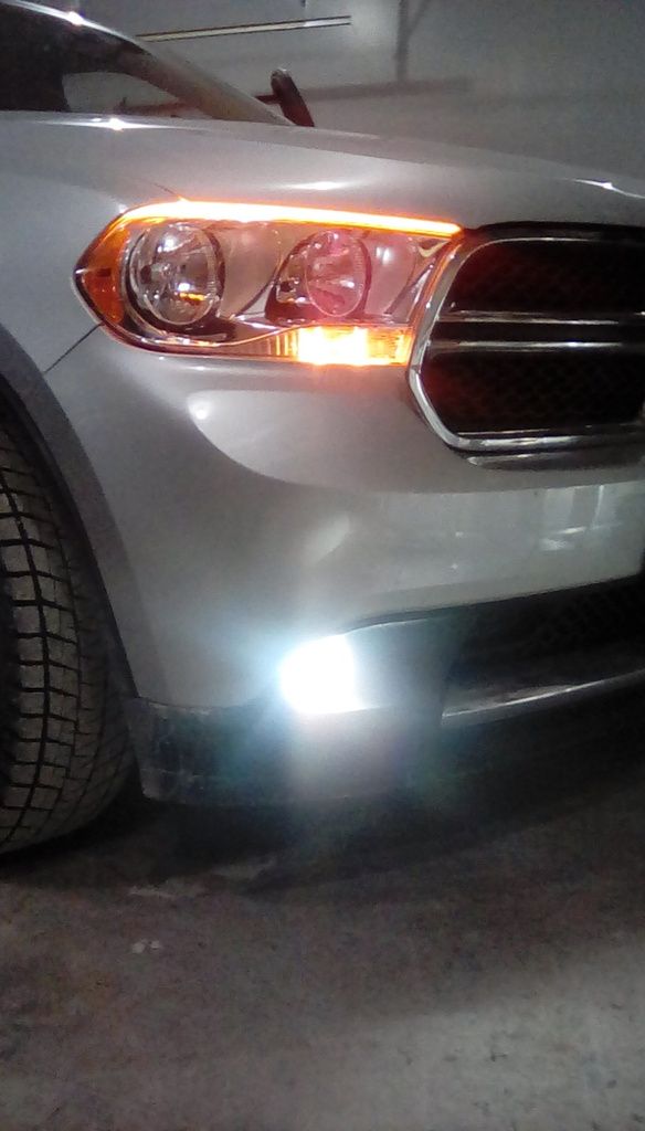 Fog lights on with high beams Dodge Durango Forum