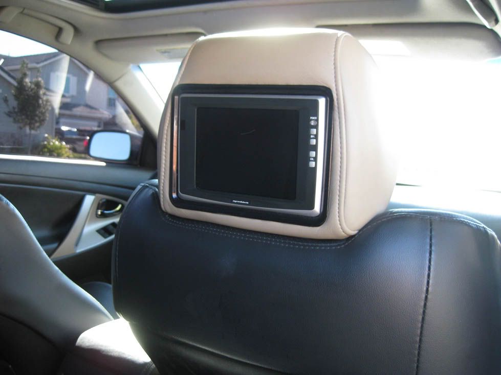 GEN6 OEM Toyota Tilting/Adjustable Headrest with TVs Screens Monitors