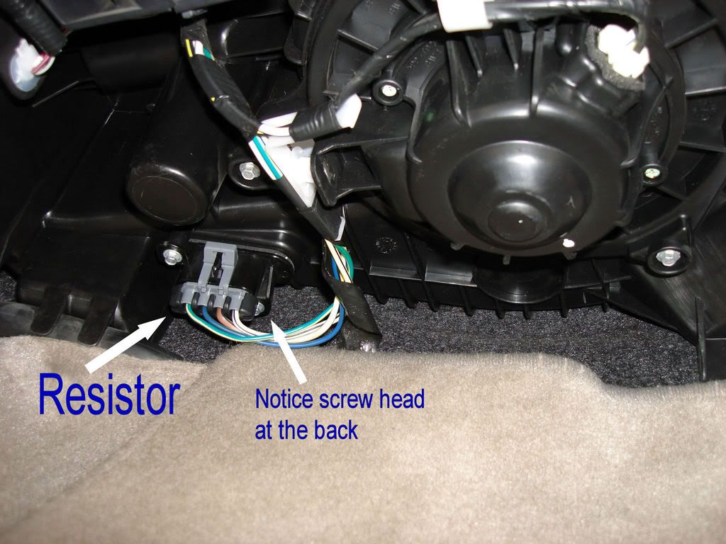 install blower motor resistor 1999 toyota camry #4