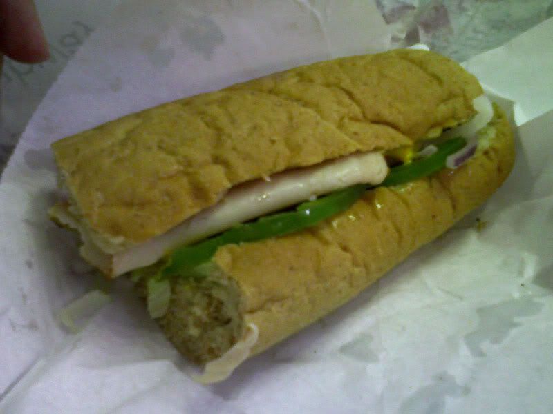 Turkey Sandwich from UCF Subway