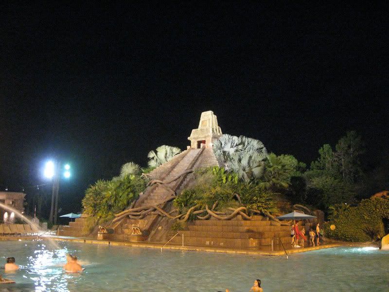 Mayan Pyramid Swimming Pool