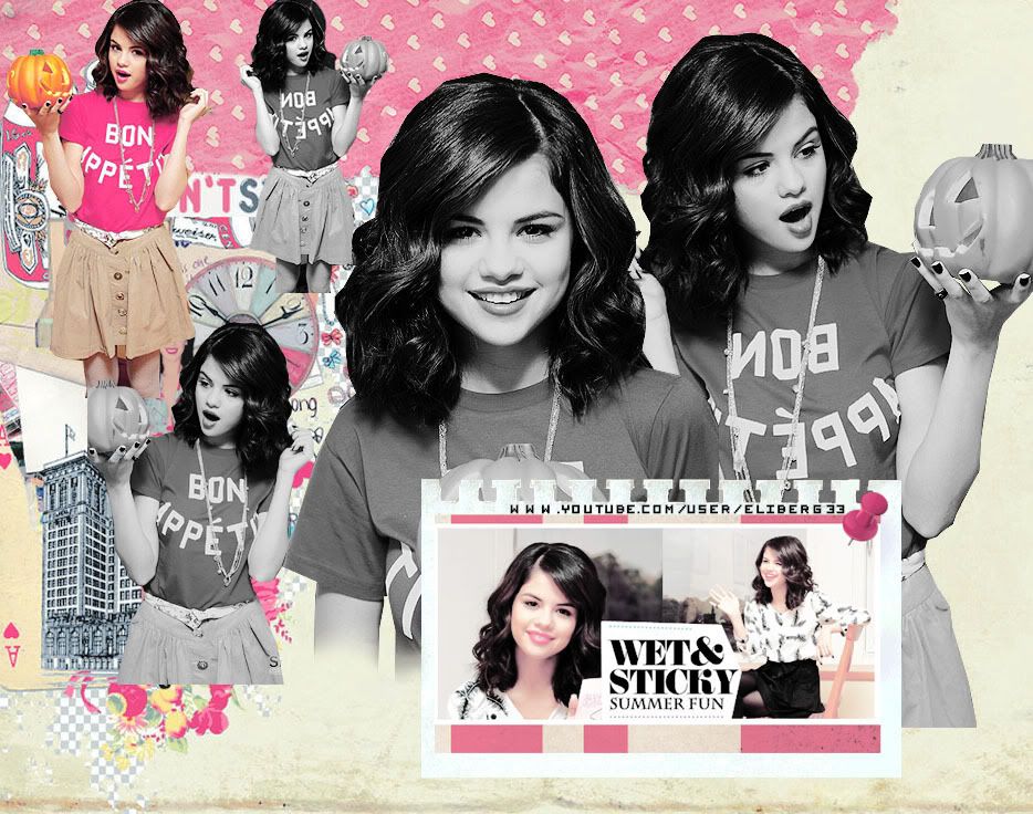 selena gomez banner bg eliberg33 omg halloween bg Pictures, Images and Photos