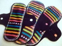 Rainbow Stripe<br>Mama Cloth<br>Mini set