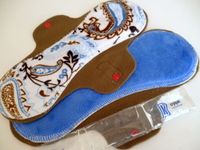 Paisley & Cobalt<br>Postpartum Comfort<br>11" Pads with Ice packs