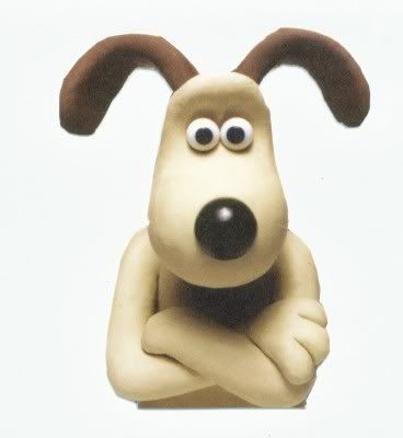 heart Gromit. Though I can't talk when in person (because i'm a dog),