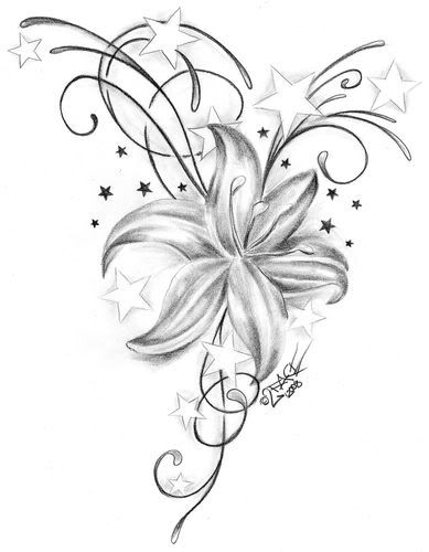 Lily Flower Tattoo Lily Flower Tattoo 2 Tattoos Picture And 