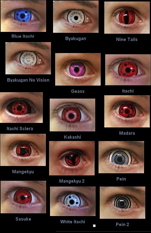 Anime Contacts Lenses