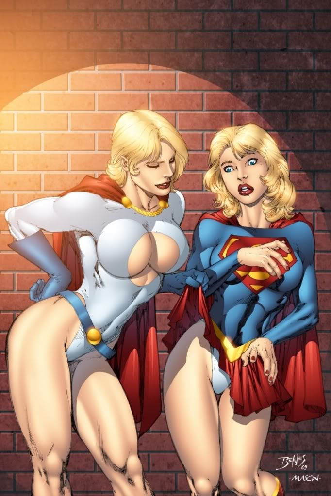 Power Girl Supergirl Y algunas varias Aunque tengo mas de Powergirl 