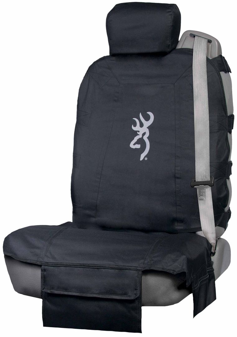 Black TACTICAL Browning Universal Seat Cover for Cars Trucks and SUVs