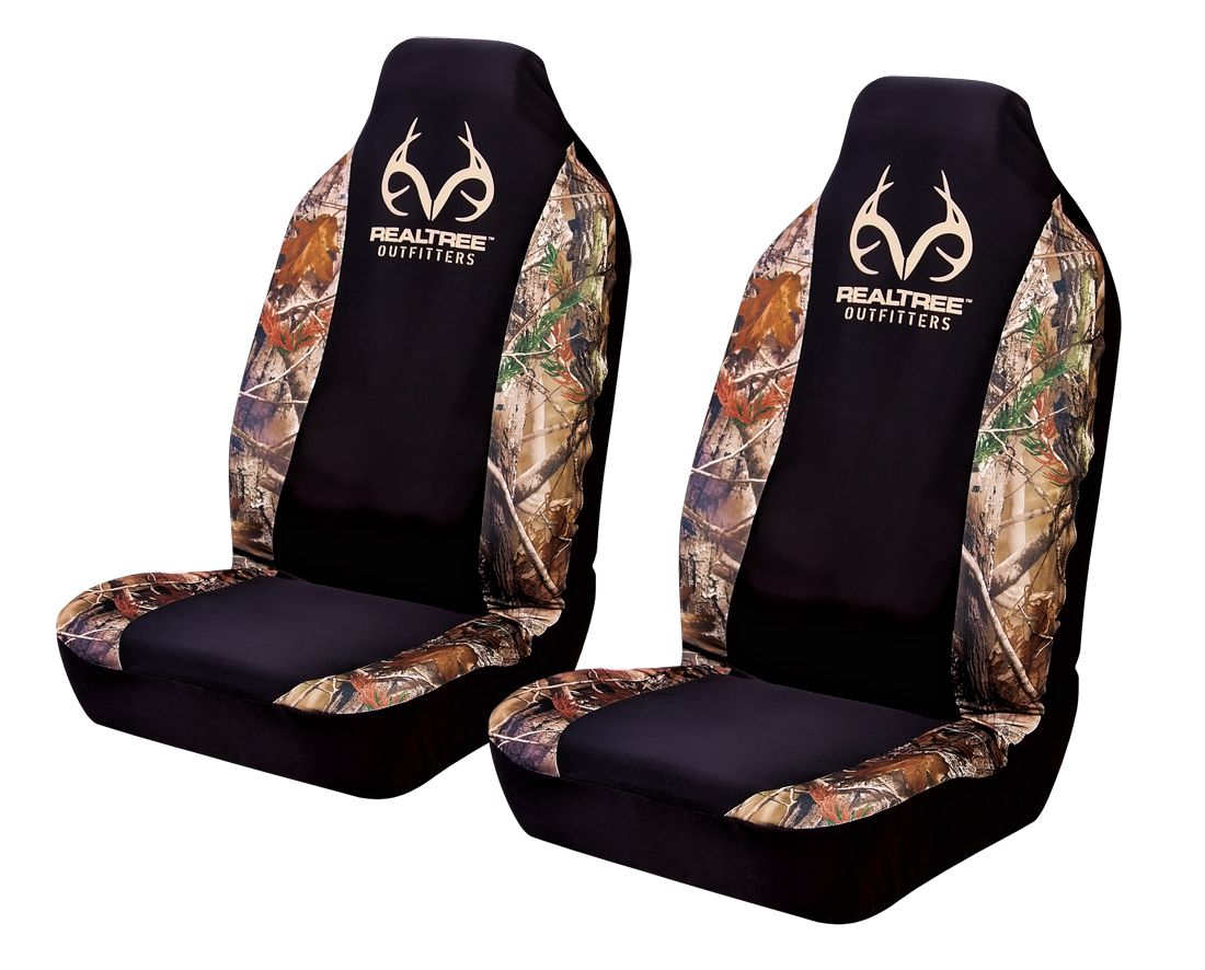 Realtree Camouflage Universal Spandex Bucket Seat Covers eBay