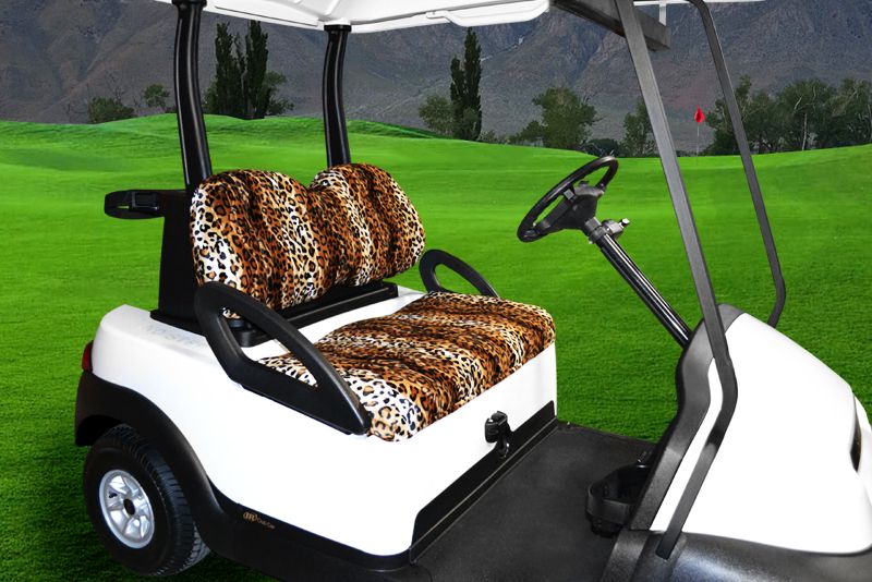Cheetah Velour CLEARANCE Golf Cart Covers for Club Car Villager 8 Golf