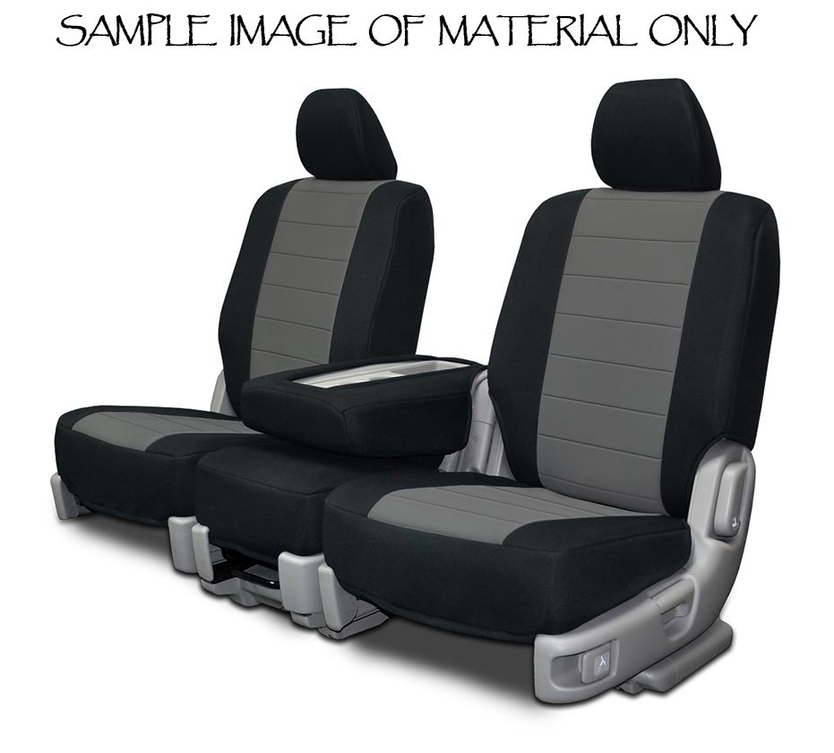 Charcoal Neoprene FRONT Custom Seat Covers For Toyota Jeep Cherokee