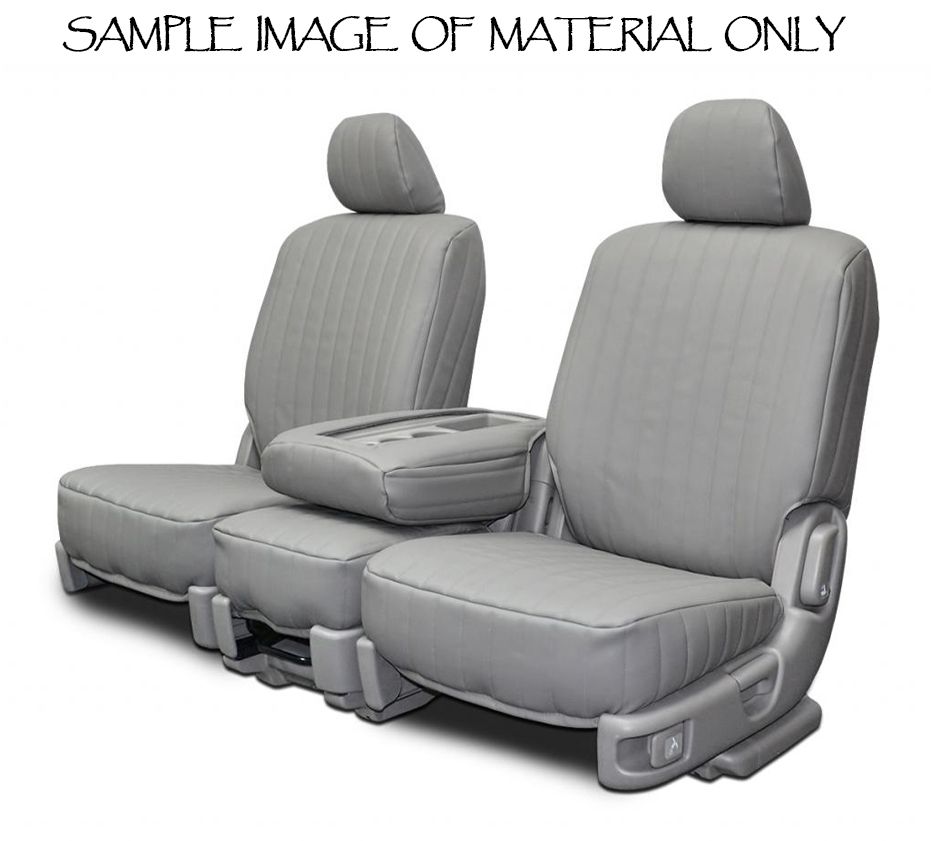 Silver Vinyl MIDDLE ROW Clearance Seat Covers, For Chevy Express Van