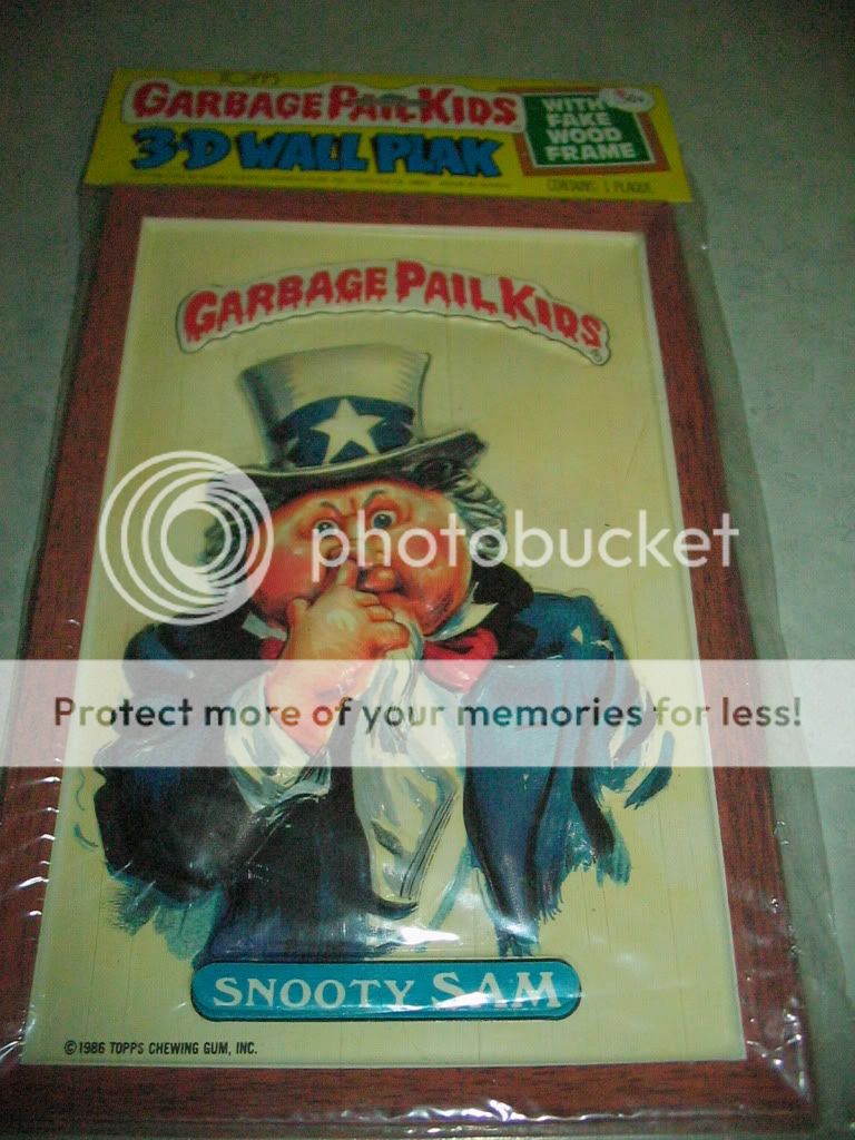 Garbage Pail Kids 3 D Wall Plak Topps (1986) Sealed  