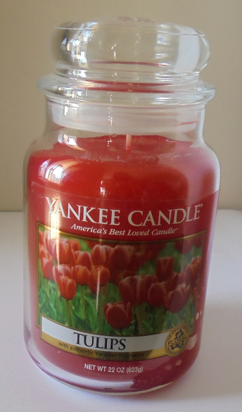 YANKEE CANDLE TULIPS 22oz JAR CANDLE GREAT FLORAL SCENT ~ L@@K ...