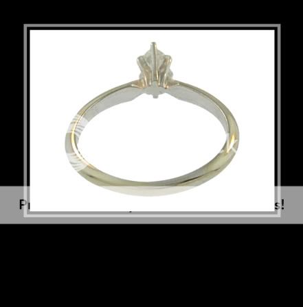 Ladies 14K White Gold Marquise Diamond Engagement Ring   1/4 Carat TDW 