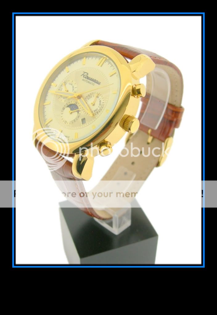 ROUSSEAU 21 JEWEL AUTOMATIC MENS WATCH  