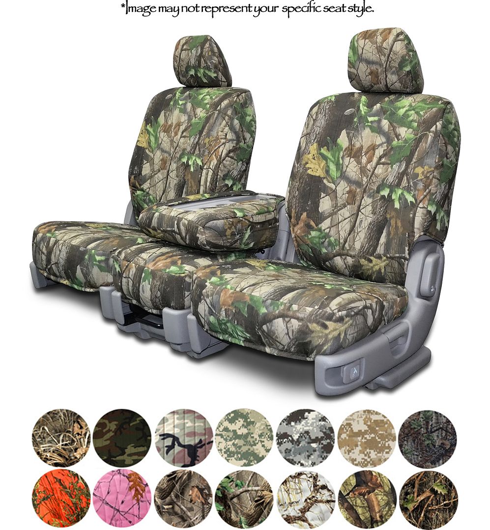 Camouflage seat covers for ford bronco